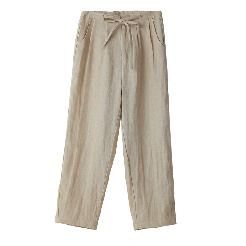 Linen Summer Women Casual Pants with Pockets SJ97138 VPPBUY shop