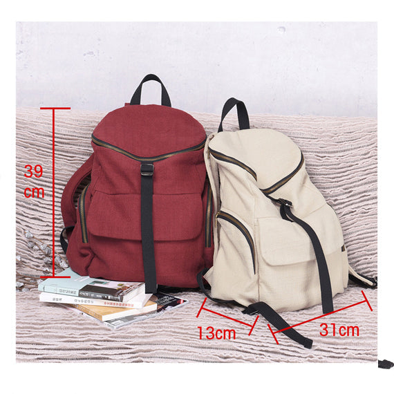 Canvas Simple Style Women Backpack Shoulder Bag VPPBUY shop