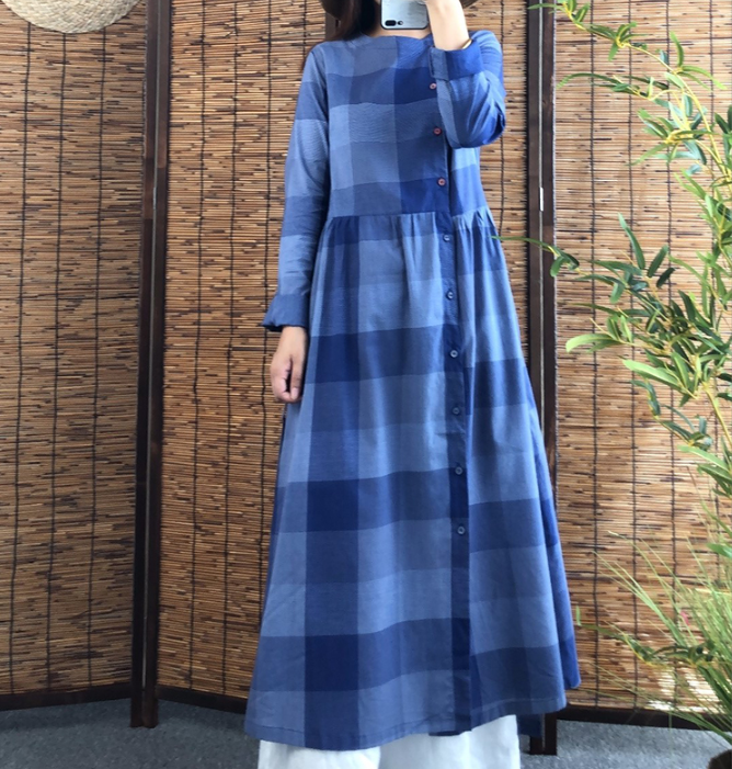 Long Sleeve Women Dresses Cotton Outwear Women Dress XMLP9201229 VPPBUY shop