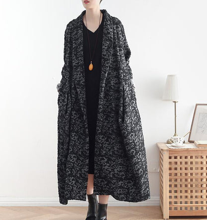 Long Casual Coat Loose Hooded  Plus Size Coat Jacket VPPBUY shop