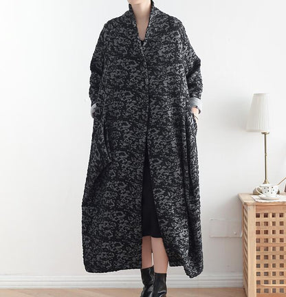 Long Casual Coat Loose Hooded  Plus Size Coat Jacket VPPBUY shop