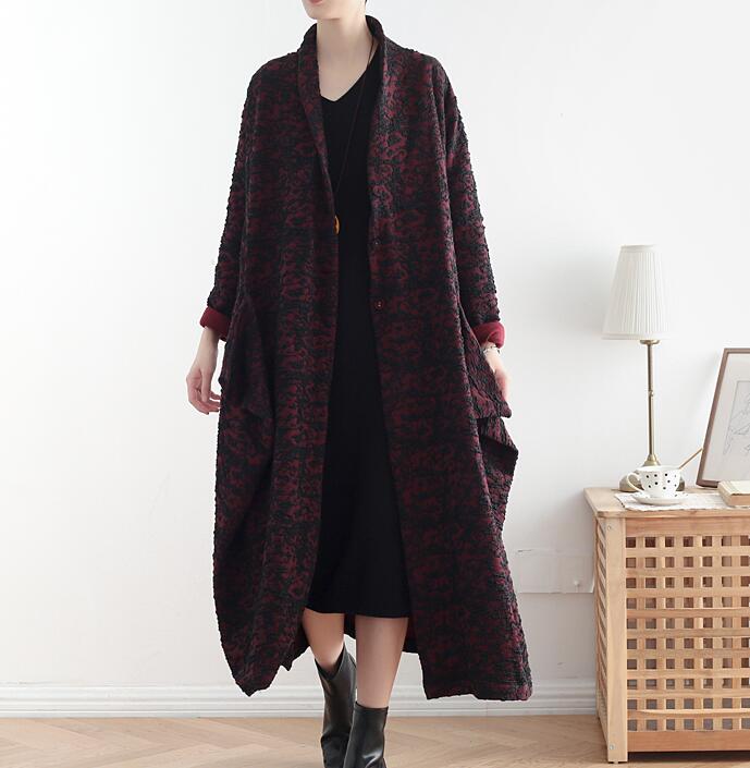 Long Casual Coat Loose Hooded  Plus Size Coat Jacket VPPBUY shop