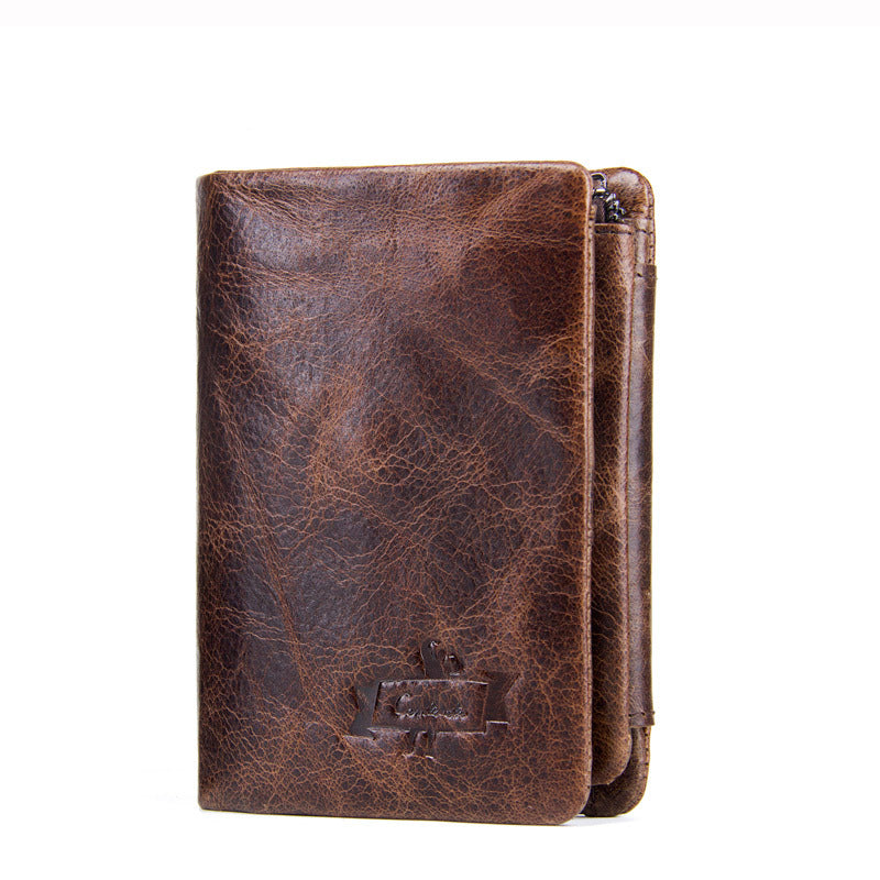 Men's Leather Wallet Purse Card Package Hand Bag Clutch Bag Storage Bag For Gift VPPBUY shop