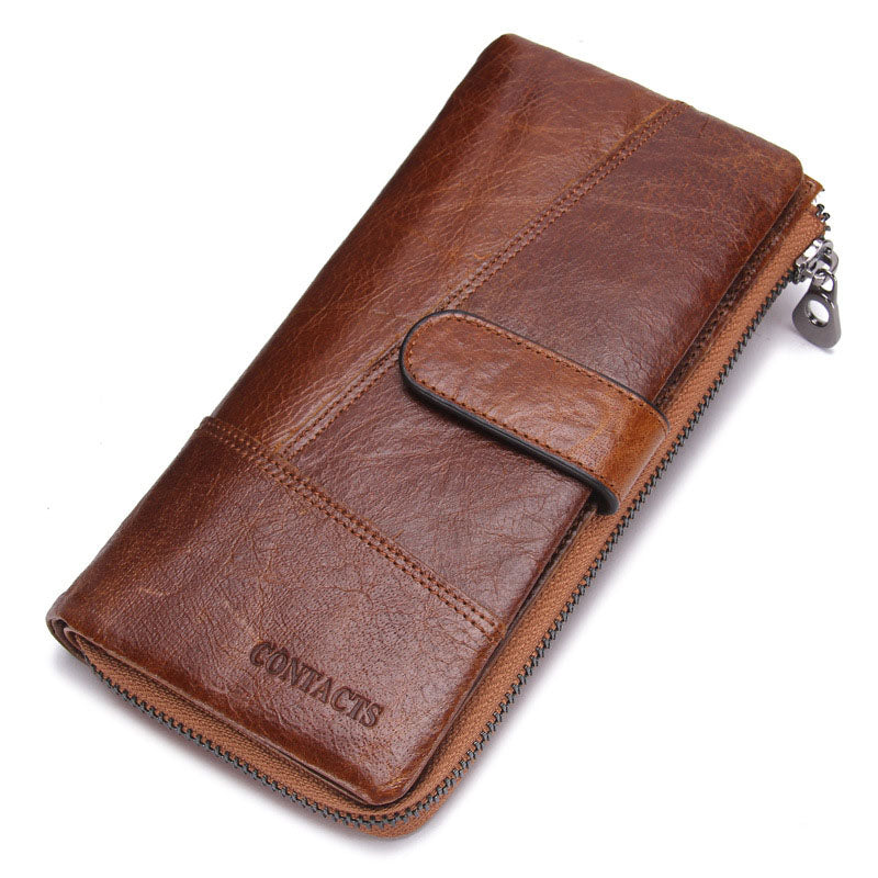 Men's Leather Wallet Purse Card Package Hand Bag Clutch Bag Storage Bag For Gift VPPBUY shop