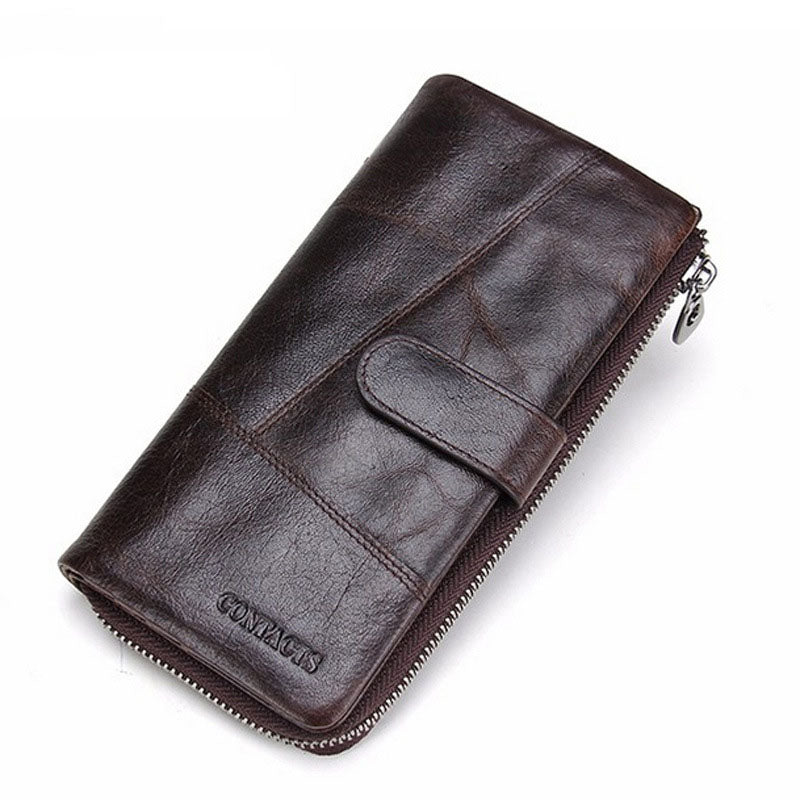 Men's Leather Wallet Purse Card Package Hand Bag Clutch Bag Storage Bag For Gift VPPBUY shop