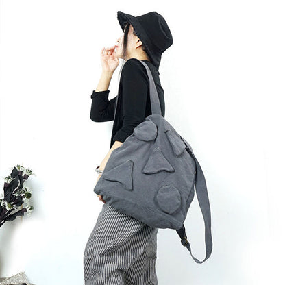 Geometric Patterns Women Backpack Cotton Bag VPPBUY shop