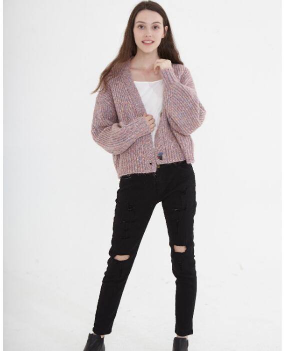 loose cardigan Short Style Women Tops Woolen Knit Sweater VPPBUY shop