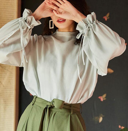 Silk Women Skirts Spring Women Tops JJ961707 VPPBUY shop