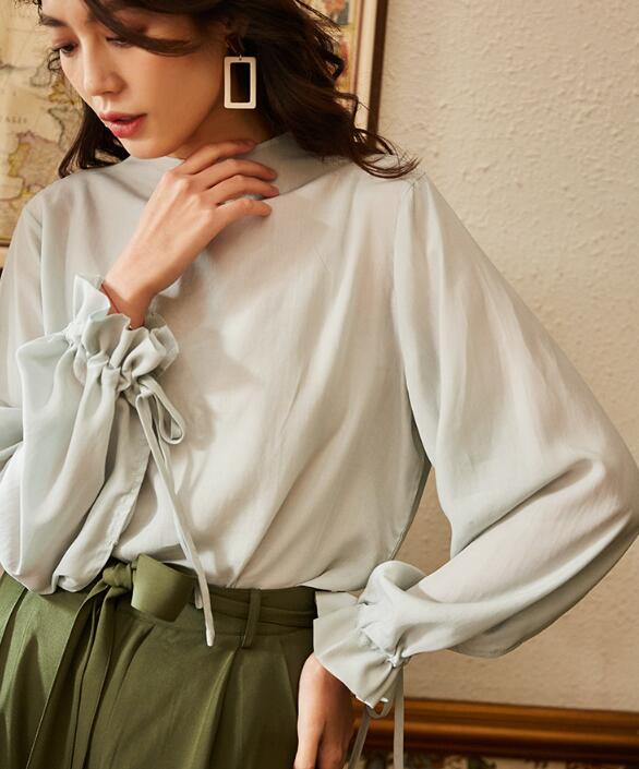 Silk Women Skirts Spring Women Tops JJ961707 VPPBUY shop