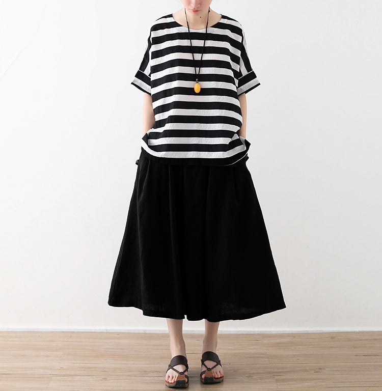 Casual Summer Women Skirts Women Skirts Women Linen Cotton Skirts ATM962315 VPPBUY shop