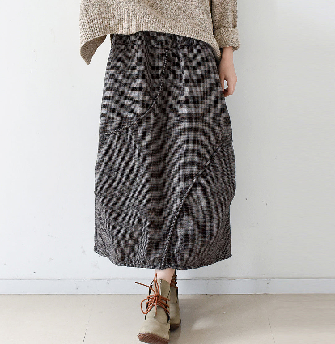 Casual Summer Women Skirts Women Skirts Women Linen Cotton Skirts ATM962322 VPPBUY shop