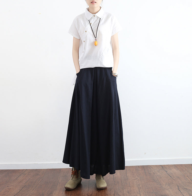 Casual Summer Women Skirts Women Skirts Women Linen Cotton Skirts ATM962325 VPPBUY shop