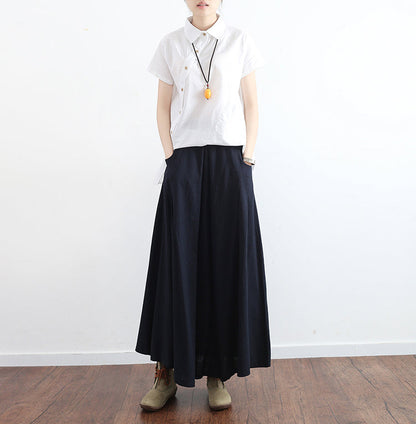 Casual Summer Women Skirts Women Skirts Women Linen Cotton Skirts ATM962325 VPPBUY shop