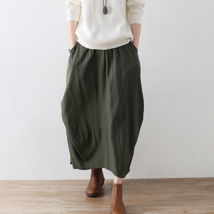 Casual Summer Women Skirts Women Skirts Women Linen Cotton Skirts ATM962316 VPPBUY shop