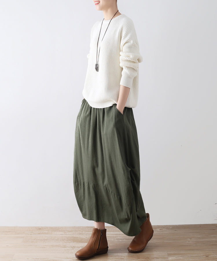 Casual Summer Women Skirts Women Skirts Women Linen Cotton Skirts ATM962316 VPPBUY shop