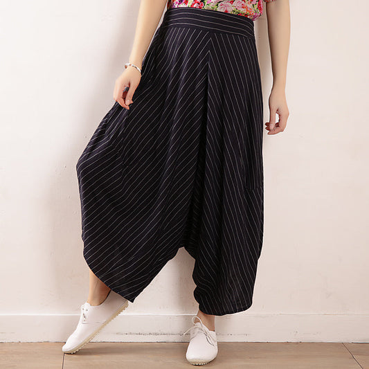 Cotton and Linen Pants Summer WideLeg Women Pants ATM962512 VPPBUY shop