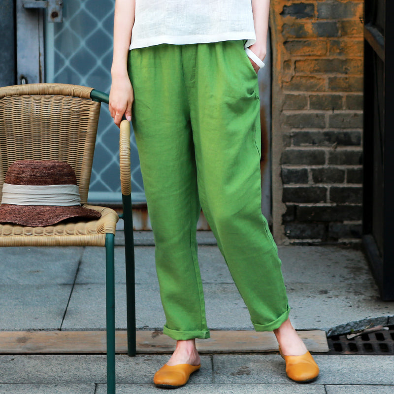 Linen Pants Summer  Women Pants MDYP9766 VPPBUY shop