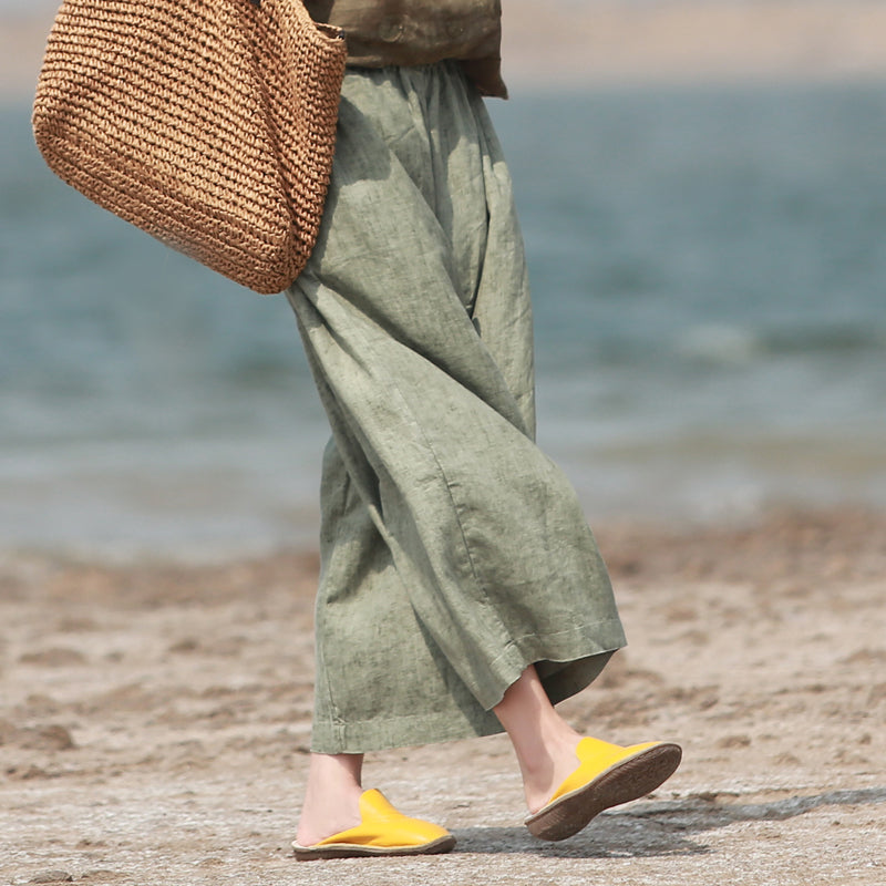 Linen Pants Summer Wide Legs Women Pants MDYP9762 VPPBUY shop