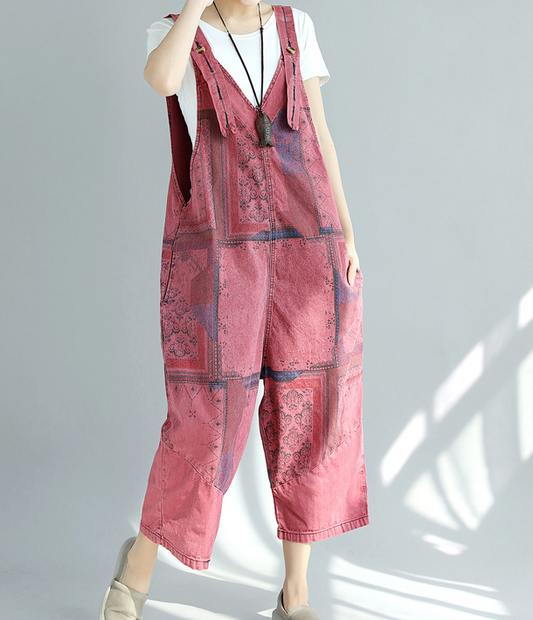 Denim Casual Spring Denim Overall Loose Short Women Jumpsuits QYCQ05114 VPPBUY shop