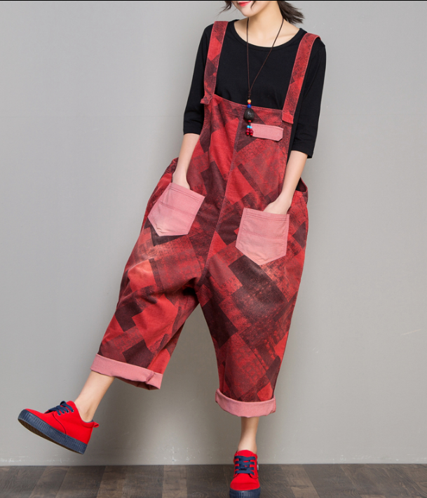 Denim Casual Spring Denim Overall Loose Short Women Jumpsuits QYCQ05115 VPPBUY shop