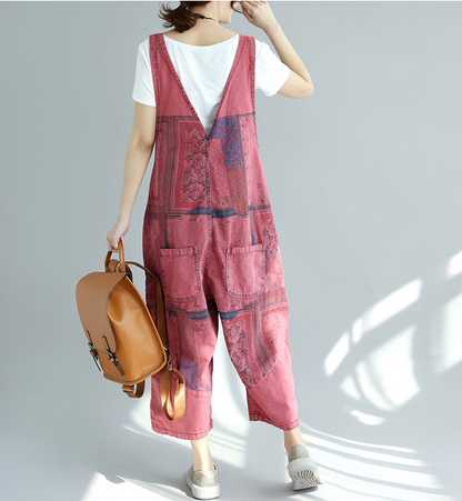 Denim Casual Spring Denim Overall Loose Short Women Jumpsuits QYCQ05114 VPPBUY shop