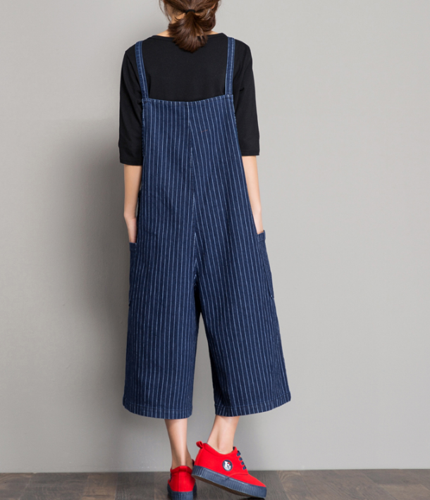 Denim Casual Spring Denim Overall Loose Short Women Jumpsuits QYCQ05116 VPPBUY shop