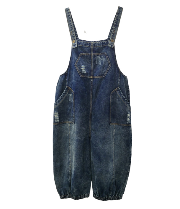 Casual  Spring Denim Overall Loose  Women Jumpsuits QYCQ05118 VPPBUY shop