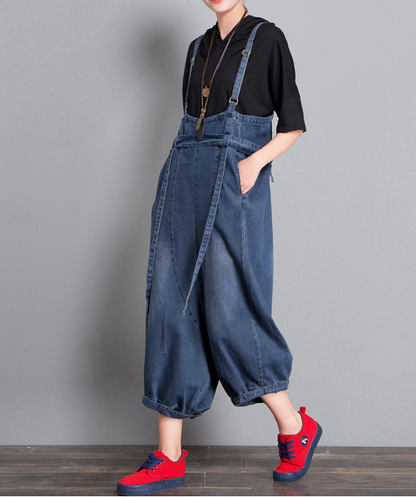 Denim Casual Spring Denim Overall Loose Women Jumpsuits QYCQ35 VPPBUY shop