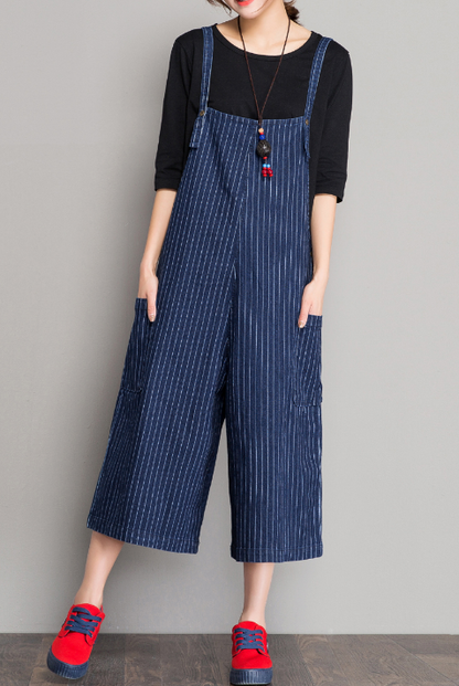 Denim Casual Spring Denim Overall Loose Short Women Jumpsuits QYCQ05116 VPPBUY shop