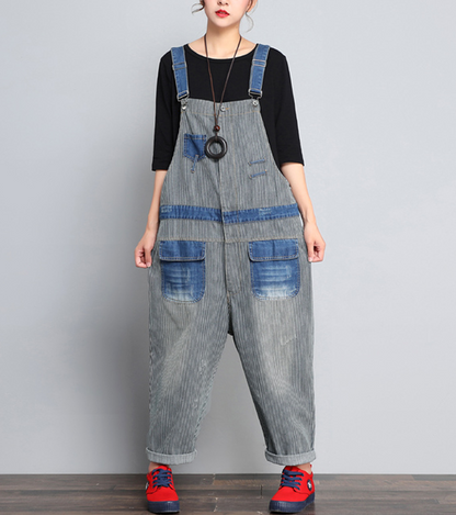 Loose Denim Casual Spring Denim Overall Women JumpsuitsQY13 VPPBUY shop