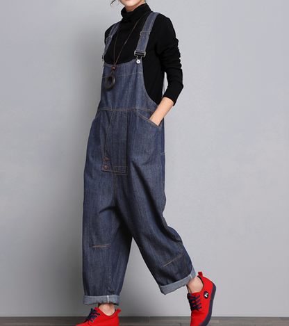 Denim Casual Spring Denim Overall Women Jumpsuits QY05 VPPBUY shop