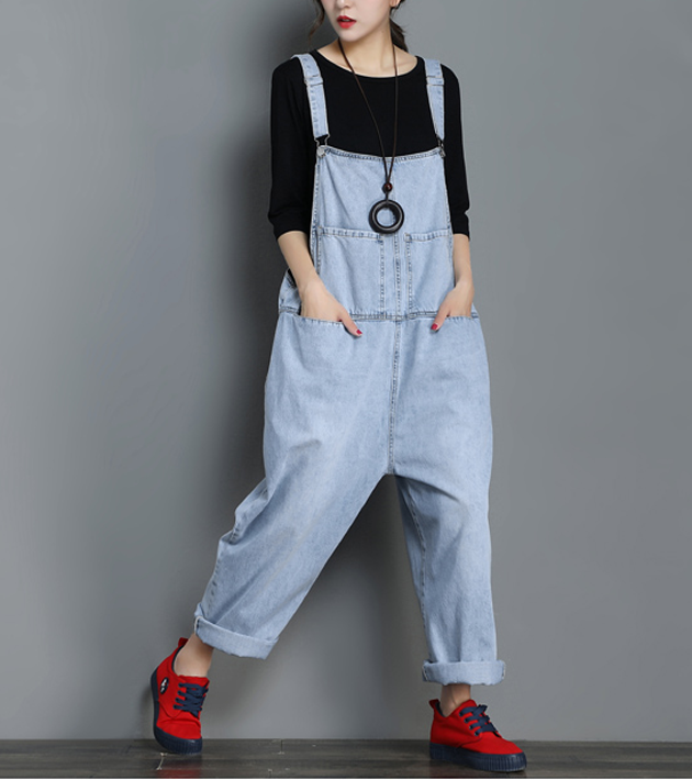 Denim Casual Spring Denim Overall Women Jumpsuits QY6 VPPBUY shop