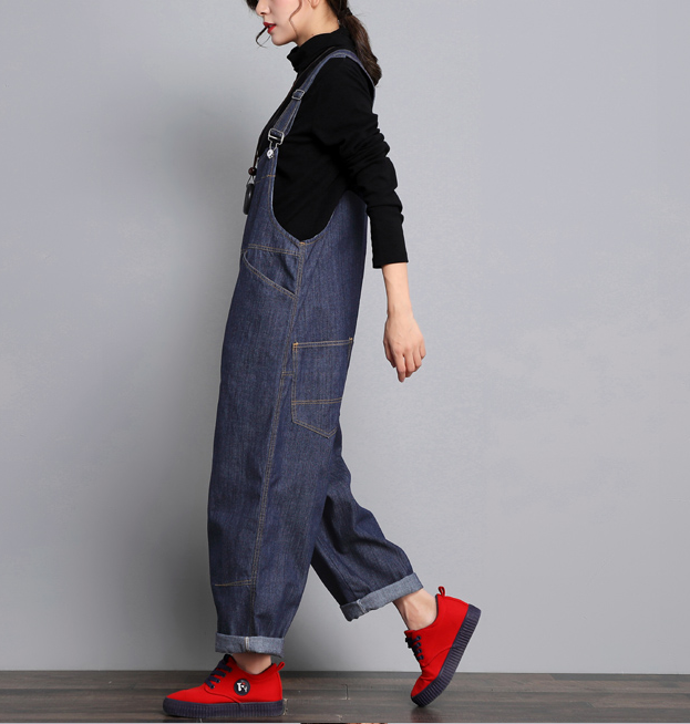 Denim Casual Spring Denim Overall Women Jumpsuits QY05 VPPBUY shop