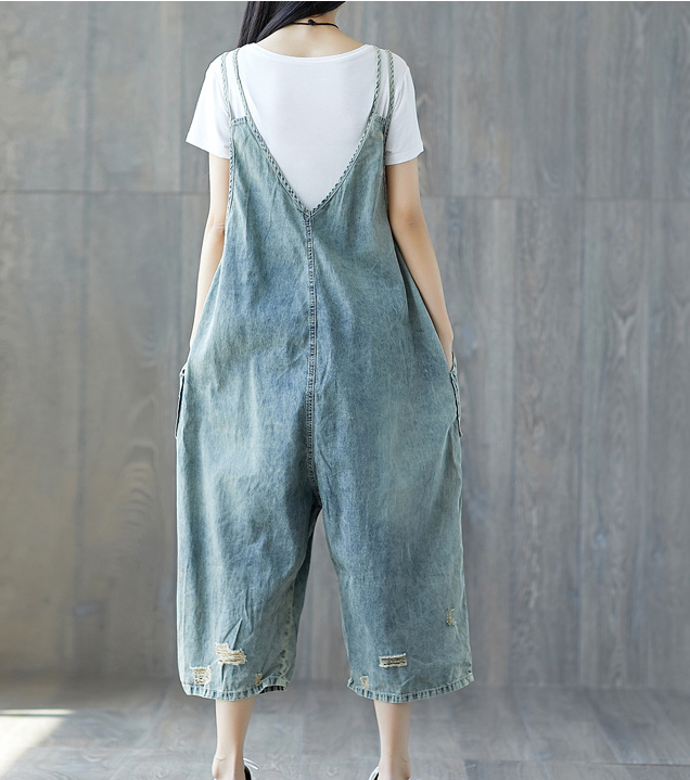 Denim Casual Spring Denim Overall Women Jumpsuits VPPBUY shop