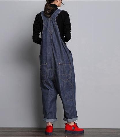 Denim Casual Spring Denim Overall Women Jumpsuits QY05 VPPBUY shop