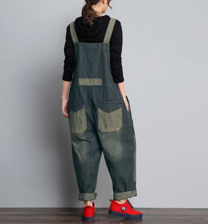 Denim Casual Spring Denim Overall Women Jumpsuits QY12 VPPBUY shop