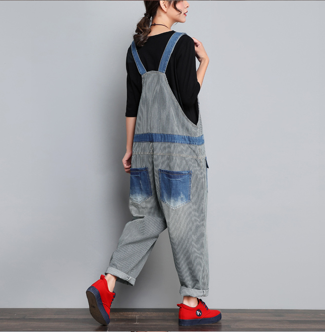 Loose Denim Casual Spring Denim Overall Women JumpsuitsQY13 VPPBUY shop