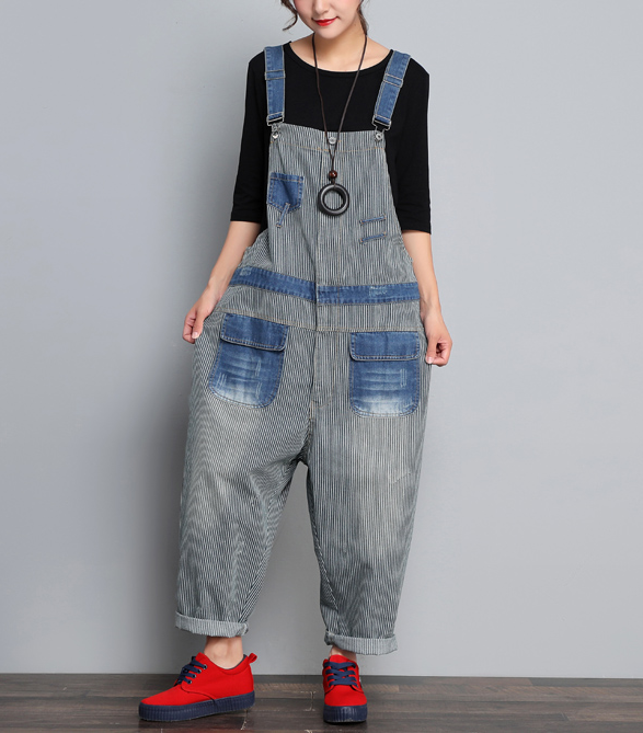 Loose Denim Casual Spring Denim Overall Women JumpsuitsQY13 VPPBUY shop