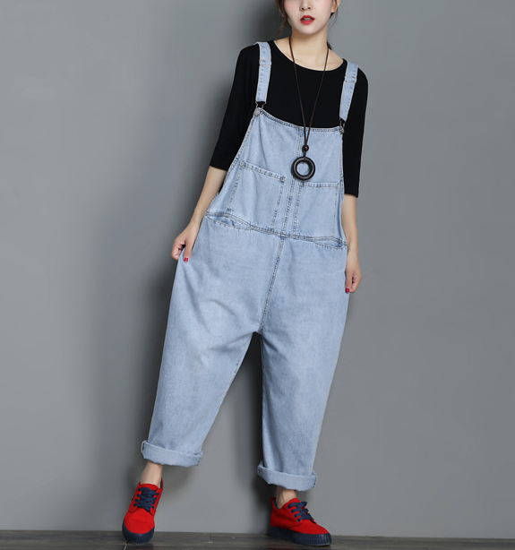 Denim Casual Spring Denim Overall Women Jumpsuits QY6 VPPBUY shop