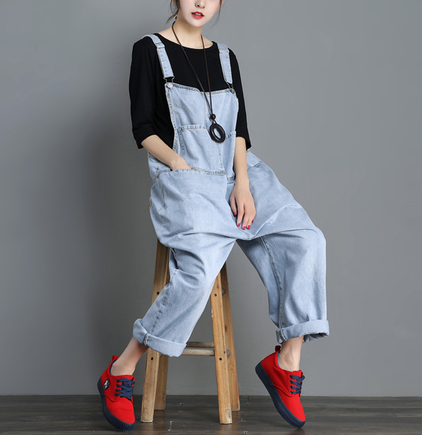 Denim Casual Spring Denim Overall Women Jumpsuits QY6 VPPBUY shop