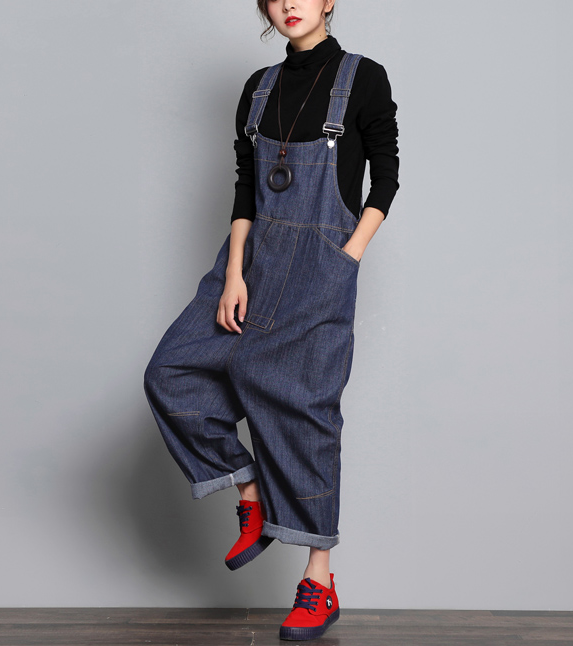 Denim Casual Spring Denim Overall Women Jumpsuits QY05 VPPBUY shop