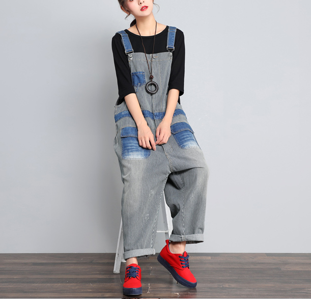 Loose Denim Casual Spring Denim Overall Women JumpsuitsQY13 VPPBUY shop