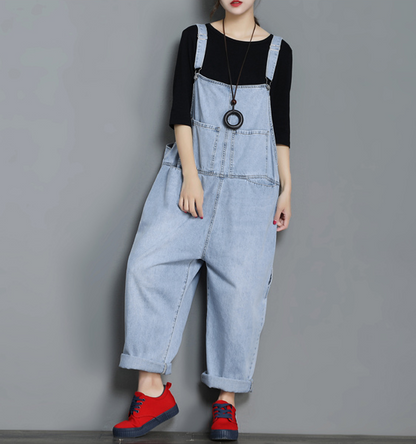 Denim Casual Spring Denim Overall Women Jumpsuits QY6 VPPBUY shop