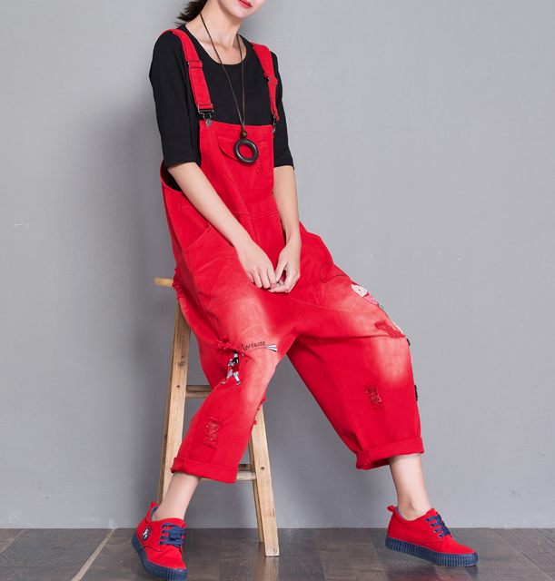 Denim Casual Spring Denim Overall Women Jumpsuits QY4 VPPBUY shop