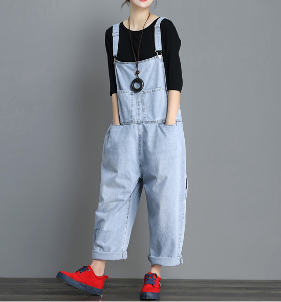 Denim Casual Spring Denim Overall Women Jumpsuits QY6 VPPBUY shop