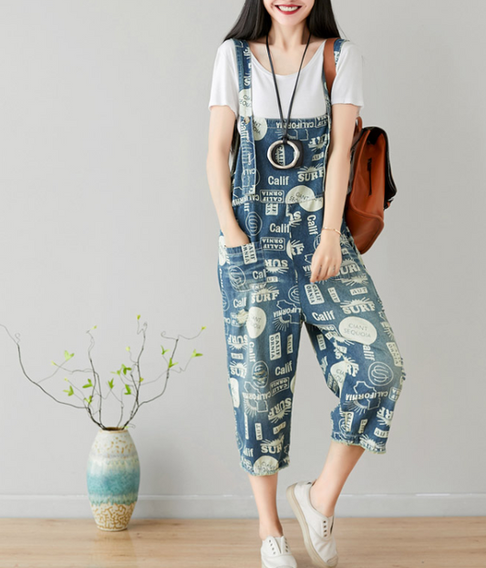 Denim Casual Spring Denim Overall Women Jumpsuits QY25 VPPBUY shop