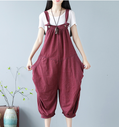 Handmade Denim Casual Spring Denim Overall Women Jumpsuits VPPBUY shop