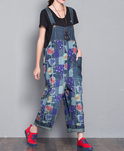 Loose Denim Casual Spring Denim Overall Women Jumpsuits QY22 VPPBUY shop