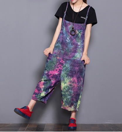 Floral Loose Denim Casual Spring Denim Overall Women Jumpsuits 19 VPPBUY shop