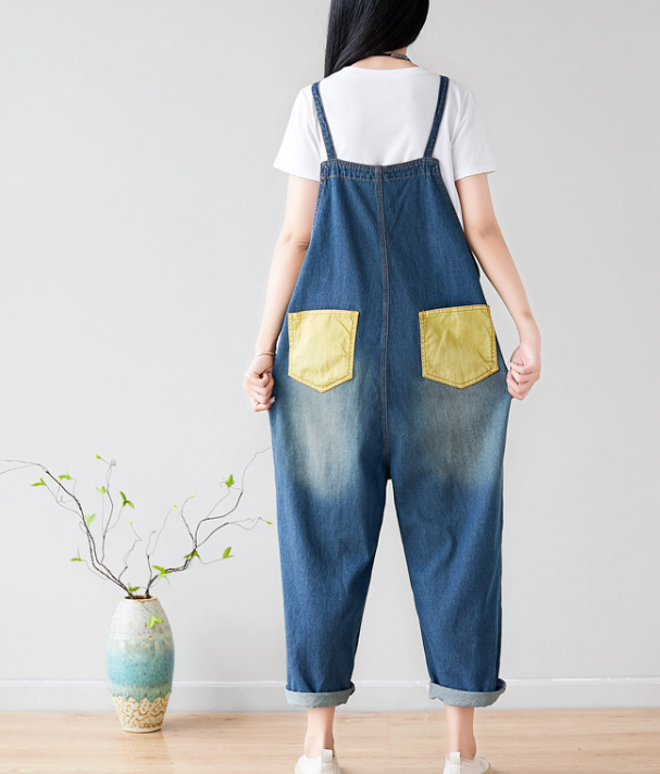 Denim Casual Spring Denim Overall Women Jumpsuits QY23 VPPBUY shop